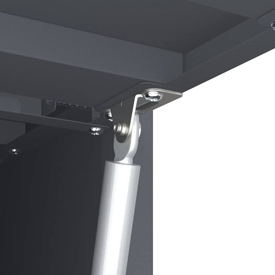 Wandkast Voor Garage 60 x 33 x 35 cm Antraciet