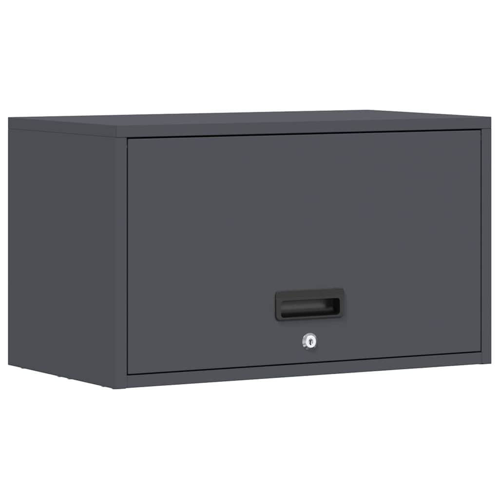 Wandkast Voor Garage 60 x 33 x 35 cm Antraciet