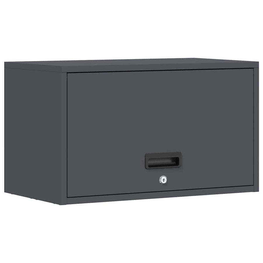 Wandkast Voor Garage 60 x 33 x 35 cm Antraciet
