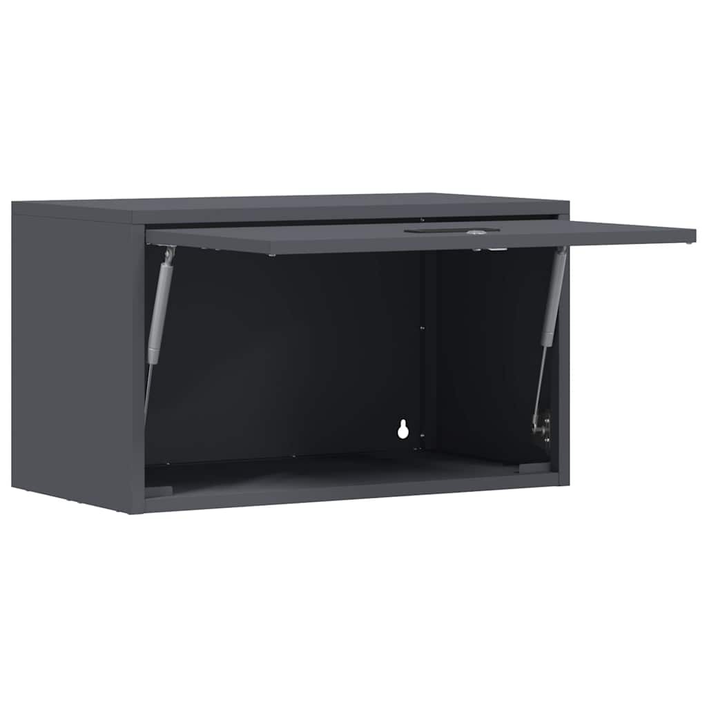 Wandkast Voor Garage 60 x 33 x 35 cm Antraciet