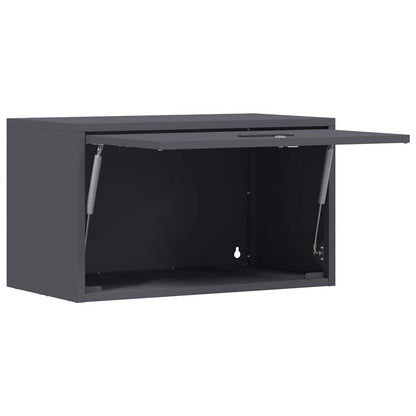 Wandkast Voor Garage 60 x 33 x 35 cm Antraciet