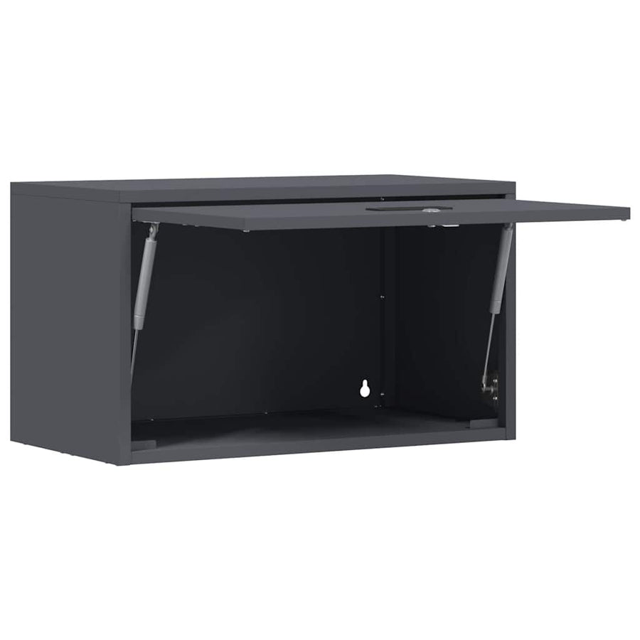 Wandkast Voor Garage 60 x 33 x 35 cm Antraciet