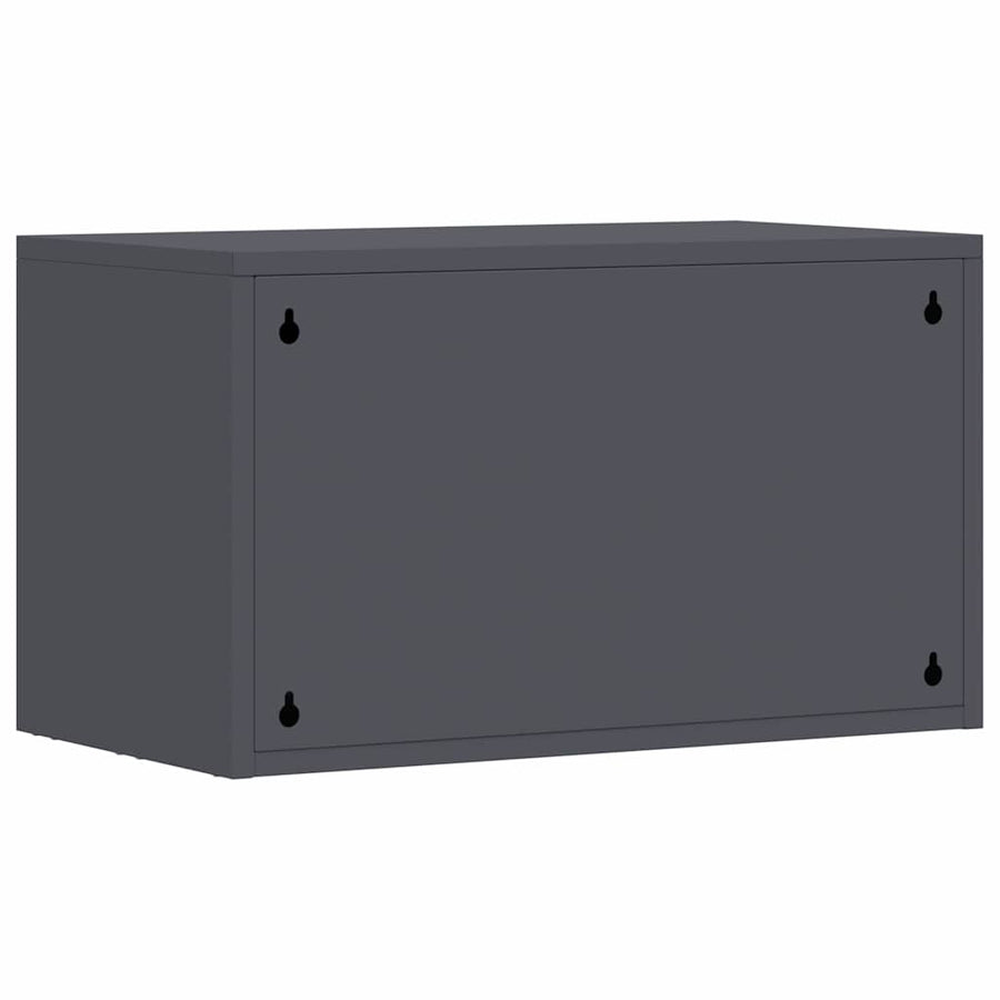 Wandkast Voor Garage 60 x 33 x 35 cm Antraciet