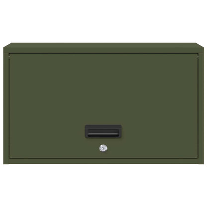 Wandkast Voor Garage 60 x 33 x 35 cm Olijfgroen