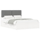 Upholstered Bed Frame Light Grey 90 x 200 cm