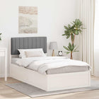 Bedframe massief grenenhout lichtgrijs 100x200 cm