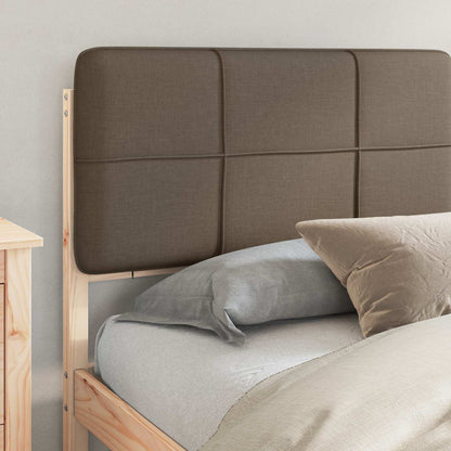 Bedframe met Gevoerd Hoofdgedeelte Taupe 180 x 200 cm