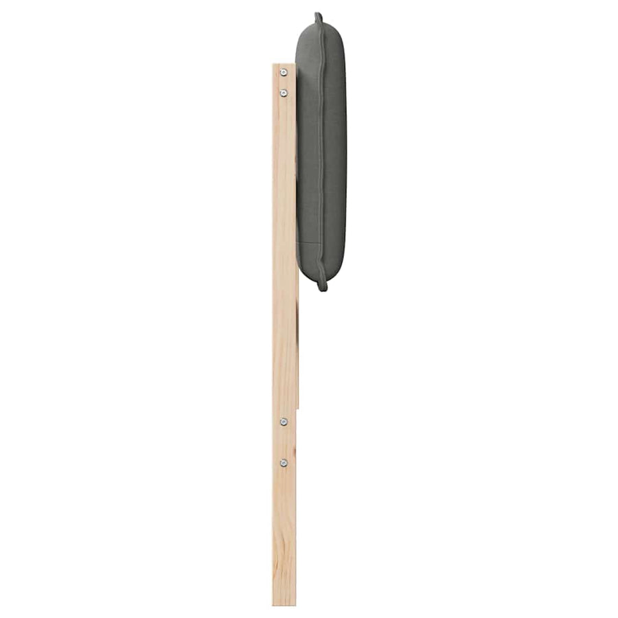 Gestoffeerd hoofdbord Natuurlijk en Lichtgrijs 180 cm