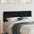 Upholstered headboard Brown and black 120 cm Solid pine wood