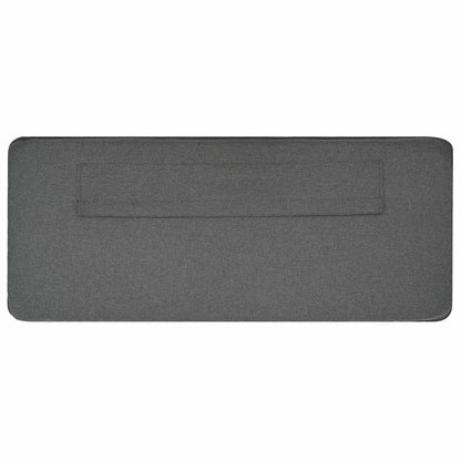 Gestoffeerd hoofdbord Bruin en Licht Grijs 180 cm