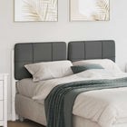 Upholstered Headboard with Headboard White and Light Grey 135 cm