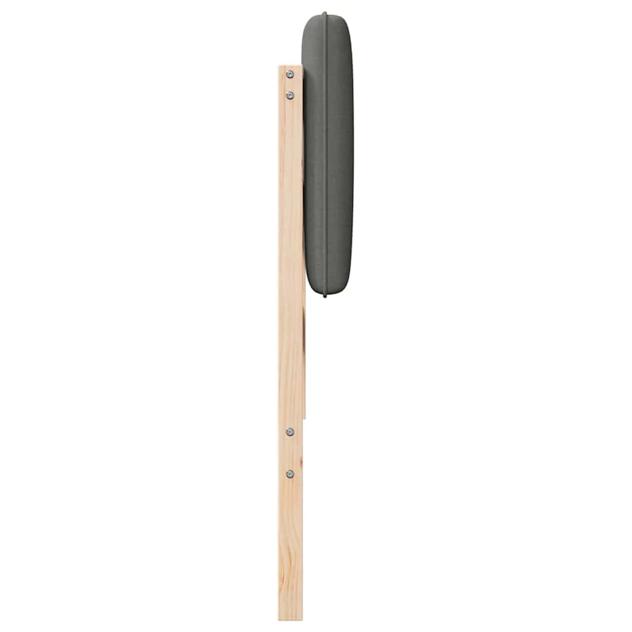 Gestoffeerd hoofdbord Bruin en Licht Grijs 200 cm
