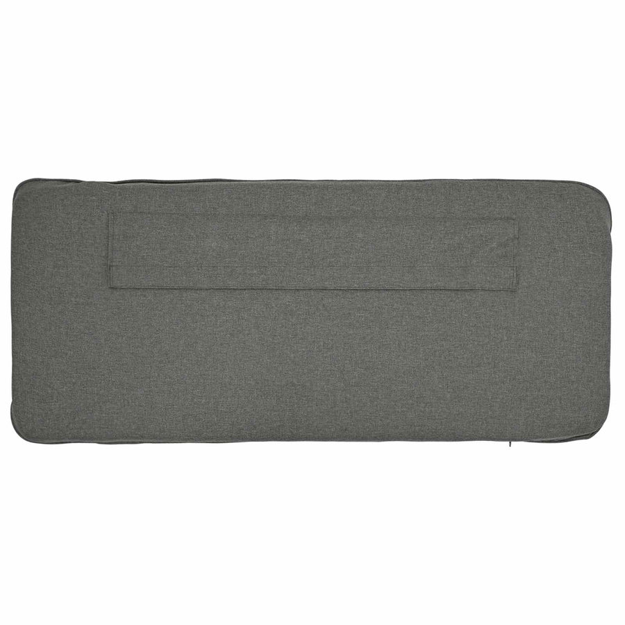 Gestoffeerd hoofdbord Bruin en Licht Grijs 120 cm