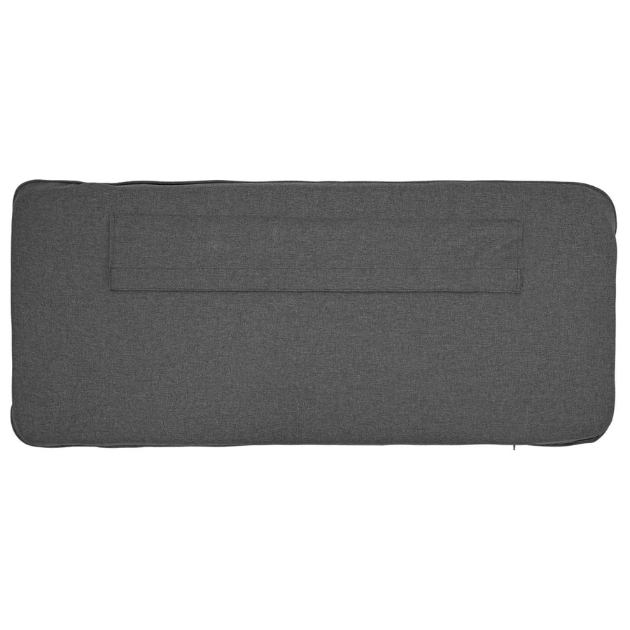 Gestoffeerd hoofdbord Bruin en Donkergrijs 120 cm