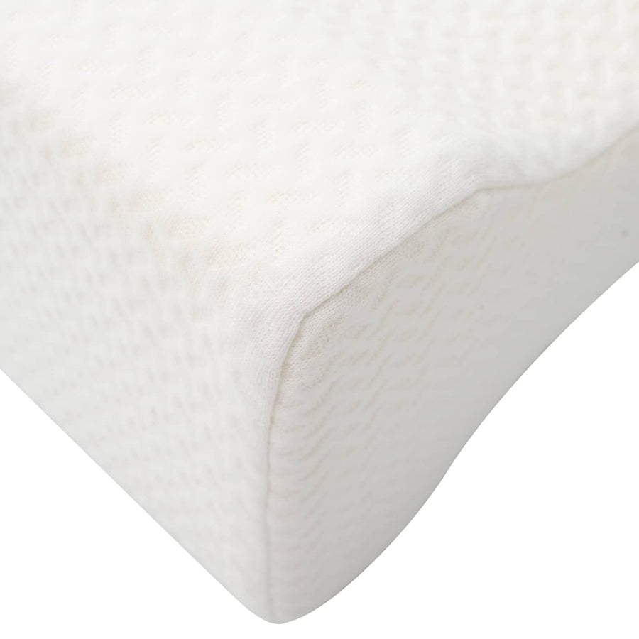 Hoofdkussen met kussen Wit 26 x 21 x 15 cm Polyester