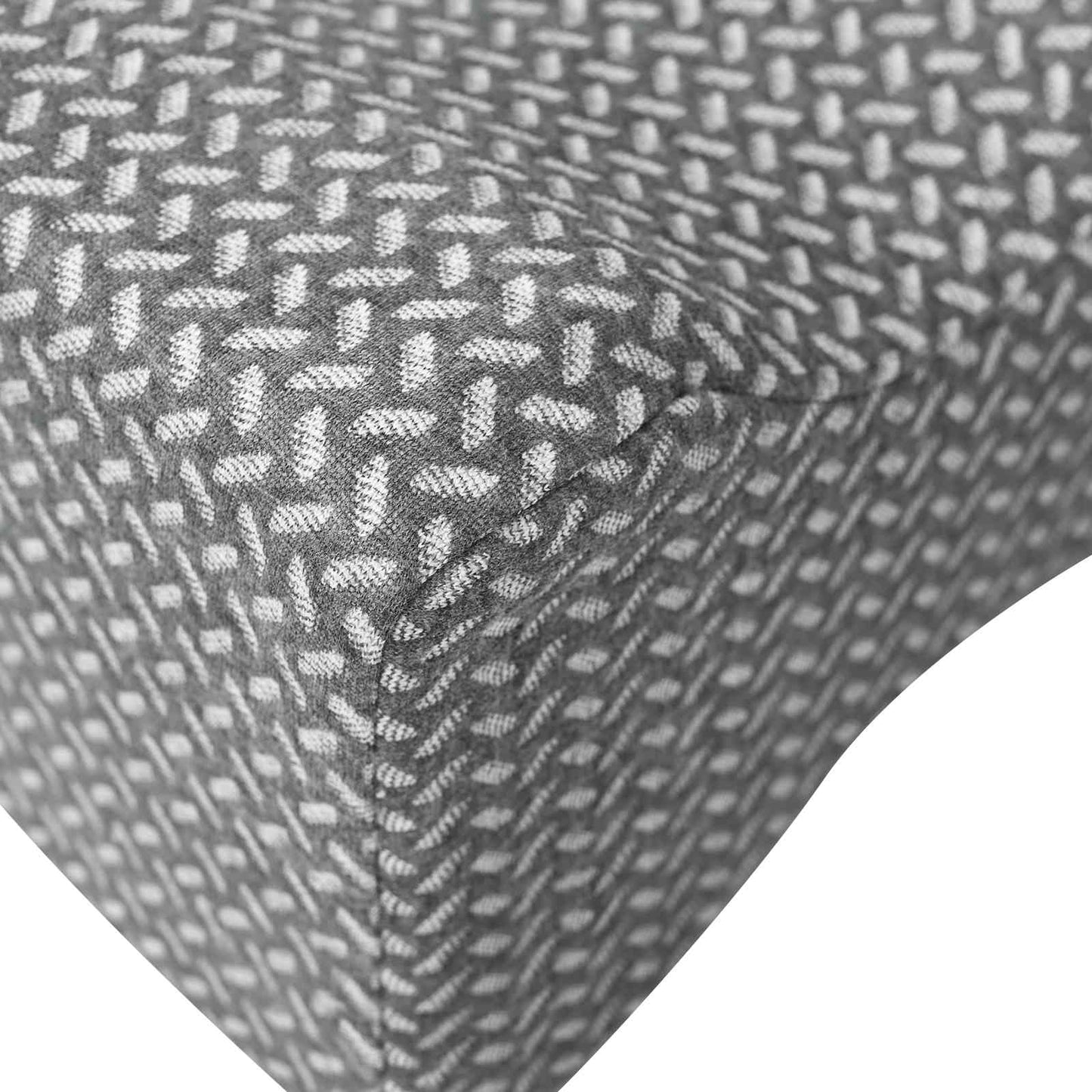 Hoofdkussen met kussen Grijs 26 x 21 x 15 cm Polyester