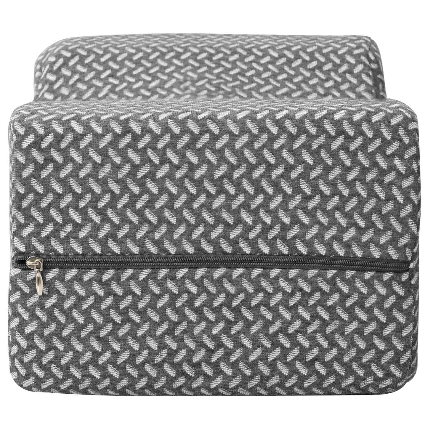 Hoofdkussen met kussen Grijs 26 x 21 x 15 cm Polyester