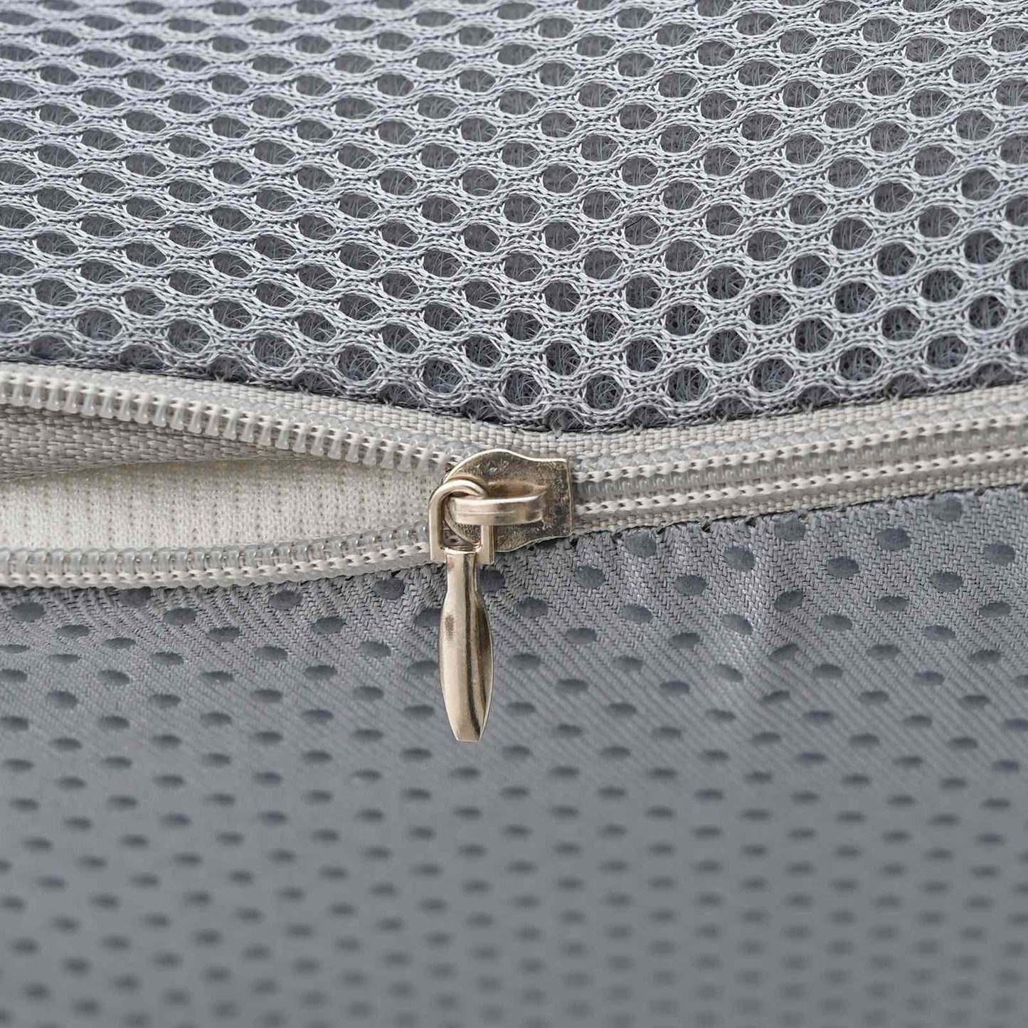 Hoofdkussen met kussen Grijs 46 x 38 x 8 cm Gaas