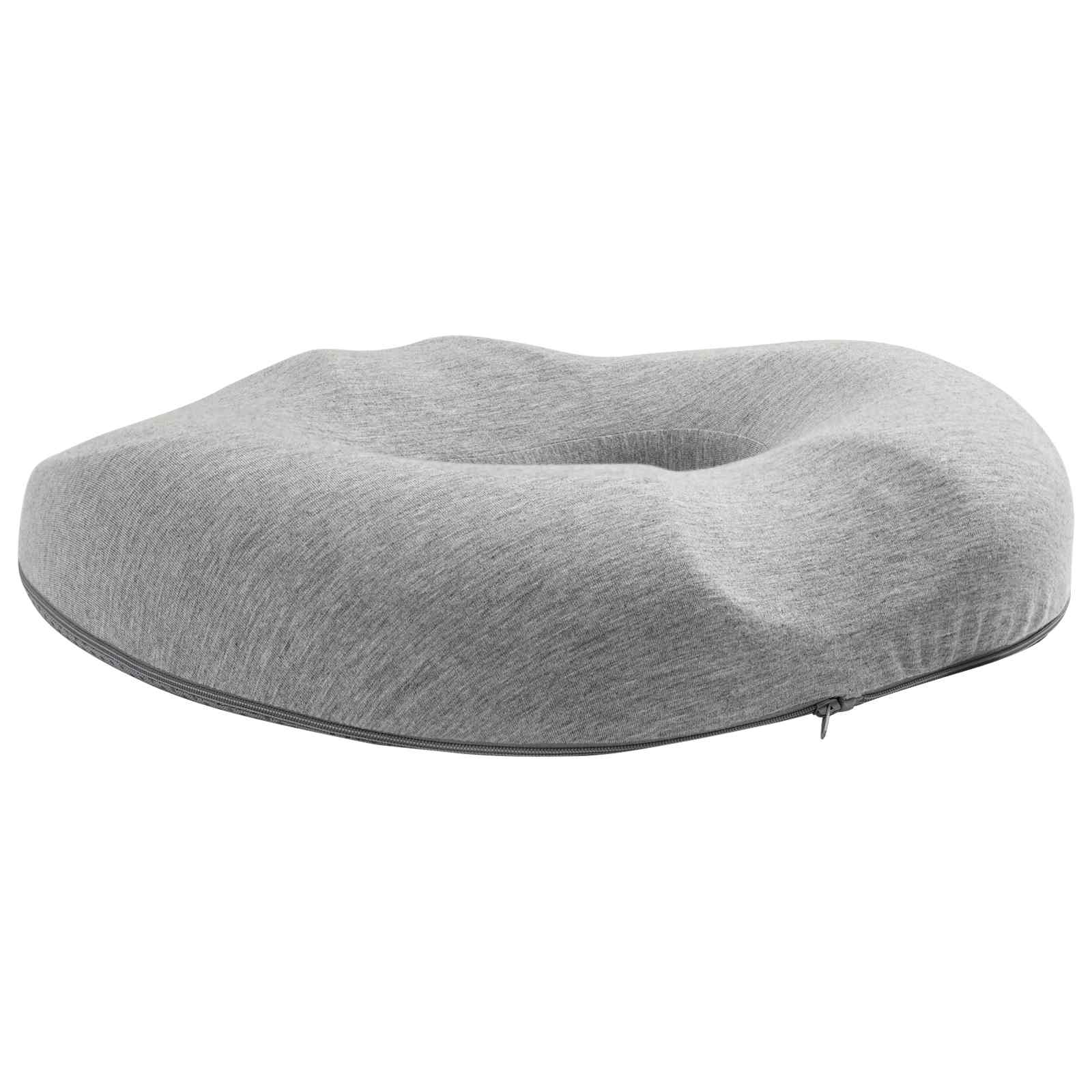 Hoofdkussen met kussen Lichtgrijs 42 x 37 x 8 cm Katoen