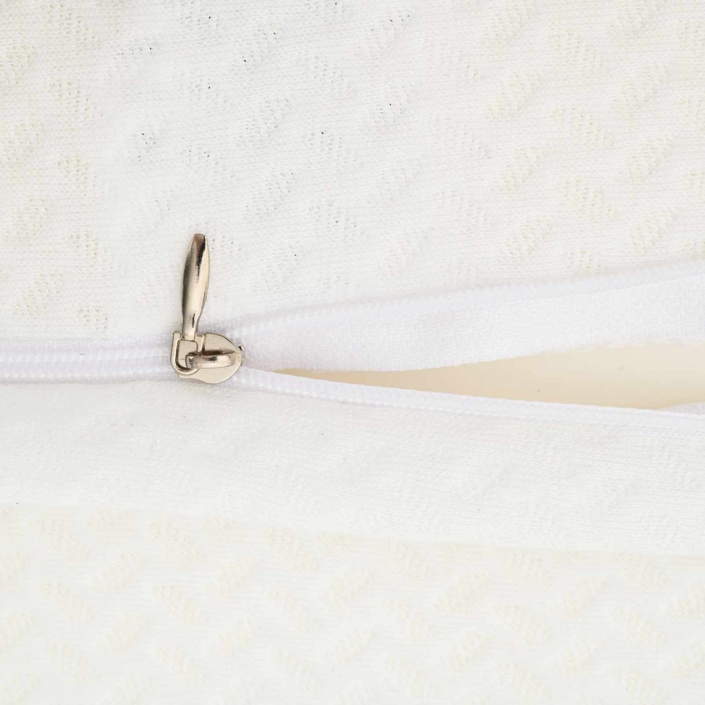 Hoofdkussen met kussen Wit 59 x 38 x 14 cm Polyester