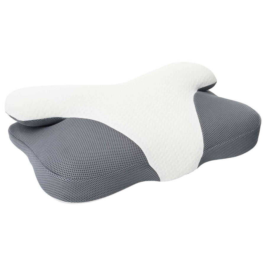 Hoofdkussen met kussen Wit 59 x 38 x 14 cm Polyester