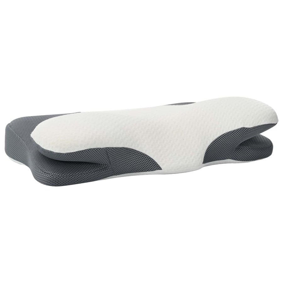 Hoofdkussen met kussen Wit 59 x 38 x 14 cm Polyester
