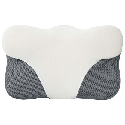 Hoofdkussen met kussen Wit 59 x 38 x 14 cm Polyester