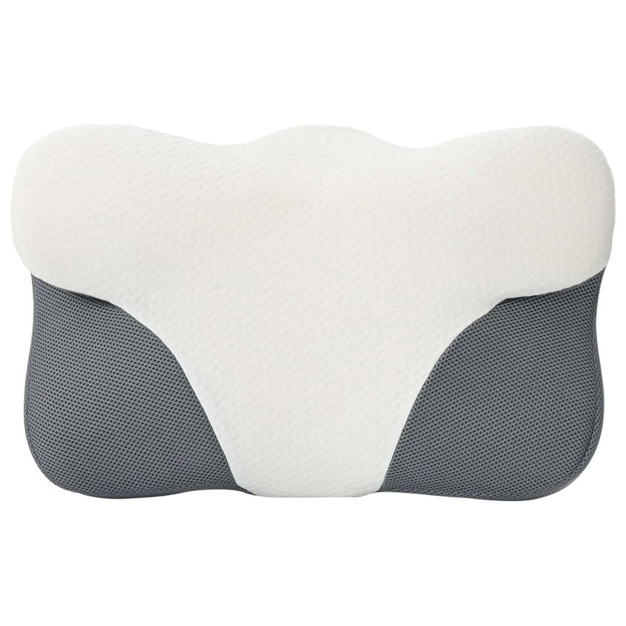 Hoofdkussen met kussen Wit 59 x 38 x 14 cm Polyester