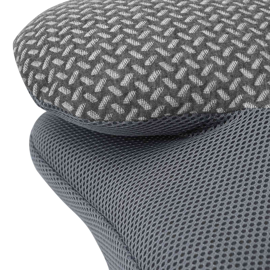 Hoofdkussen met kussen Grijs 59 x 38 x 14 cm Polyester