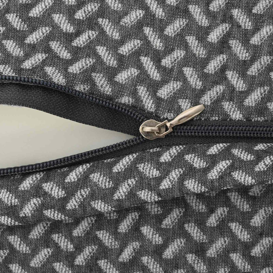 Hoofdkussen met kussen Grijs 59 x 38 x 14 cm Polyester