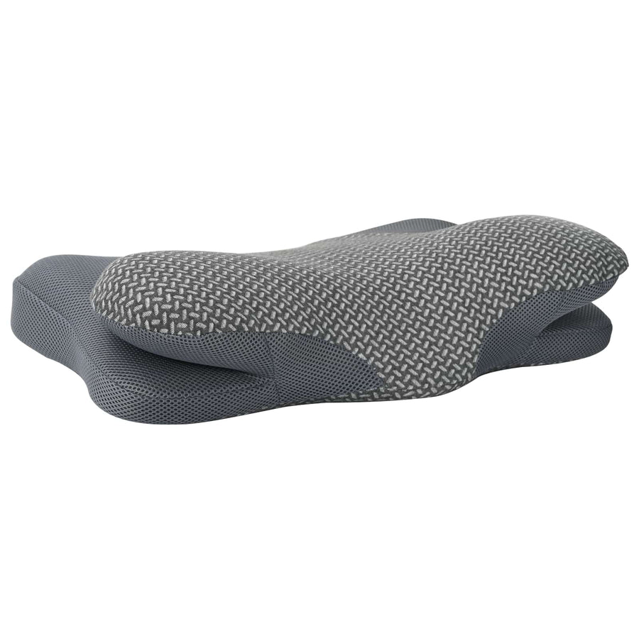 Hoofdkussen met kussen Grijs 59 x 38 x 14 cm Polyester