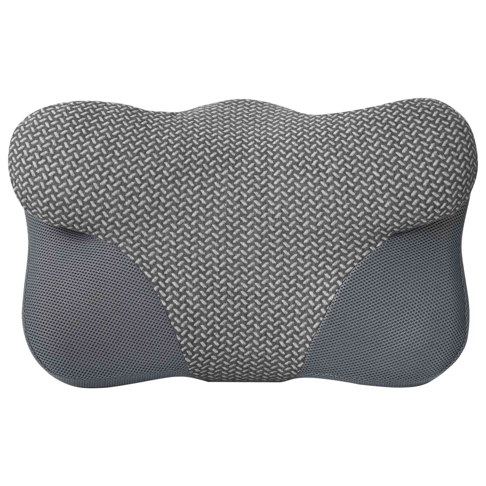 Hoofdkussen met kussen Grijs 59 x 38 x 14 cm Polyester