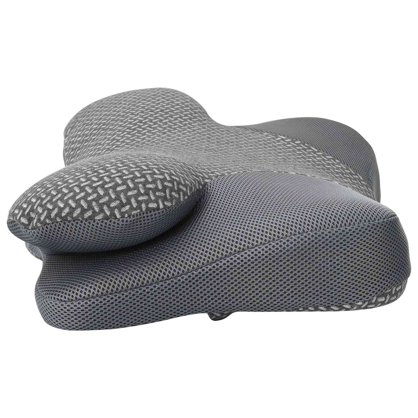 Hoofdkussen met kussen Grijs 59 x 38 x 14 cm Polyester