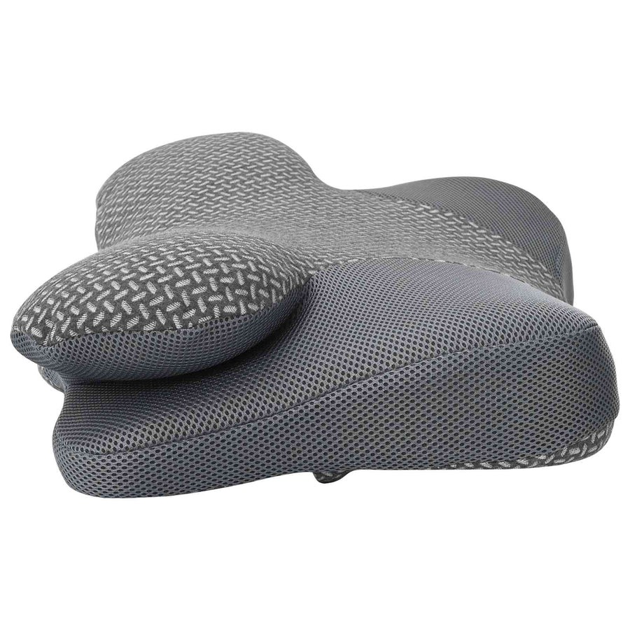 Hoofdkussen met kussen Grijs 59 x 38 x 14 cm Polyester