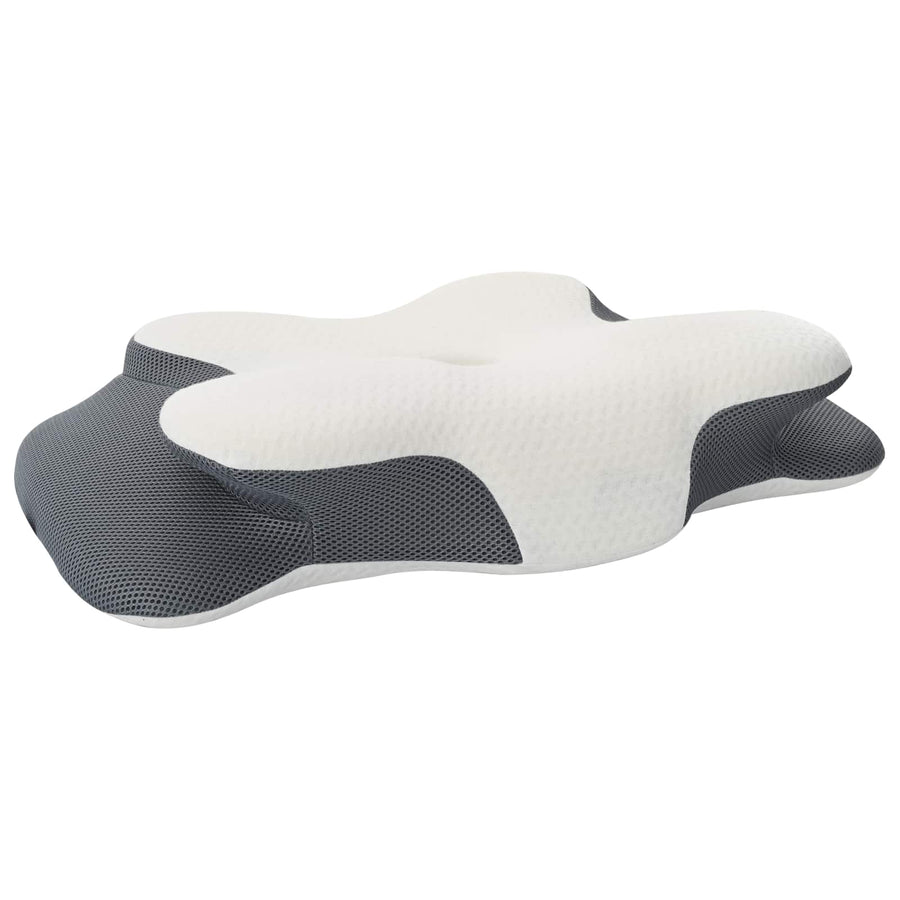 Hoofdkussen met kussen Wit 60 x 37 x 13 cm Polyester