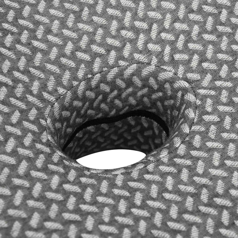 Hoofdkussen met kussen Grijs 60 x 37 x 13 cm Polyester