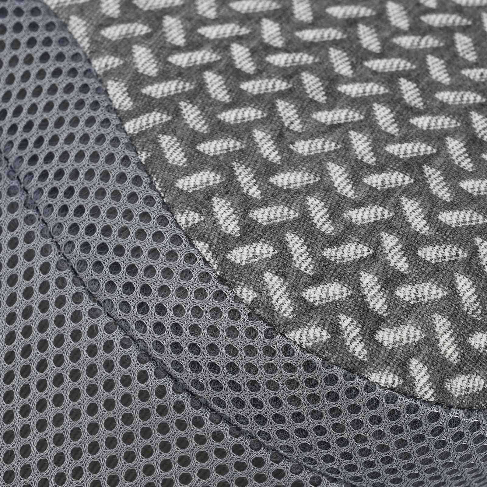 Hoofdkussen met kussen Grijs 60 x 37 x 13 cm Polyester