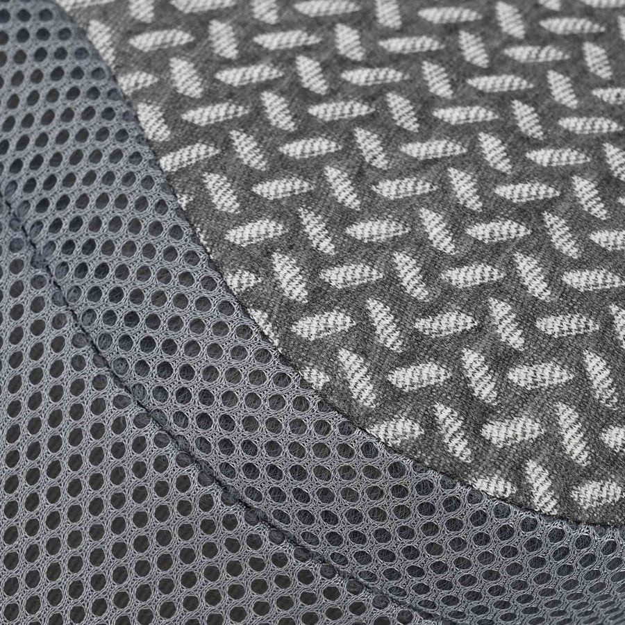 Hoofdkussen met kussen Grijs 60 x 37 x 13 cm Polyester
