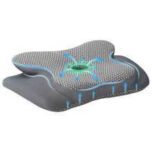 Hoofdkussen met kussen Grijs 60 x 37 x 13 cm Polyester