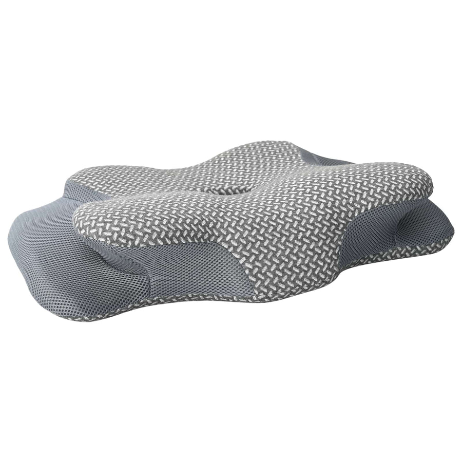 Hoofdkussen met kussen Grijs 60 x 37 x 13 cm Polyester