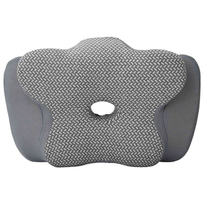 Hoofdkussen met kussen Grijs 60 x 37 x 13 cm Polyester