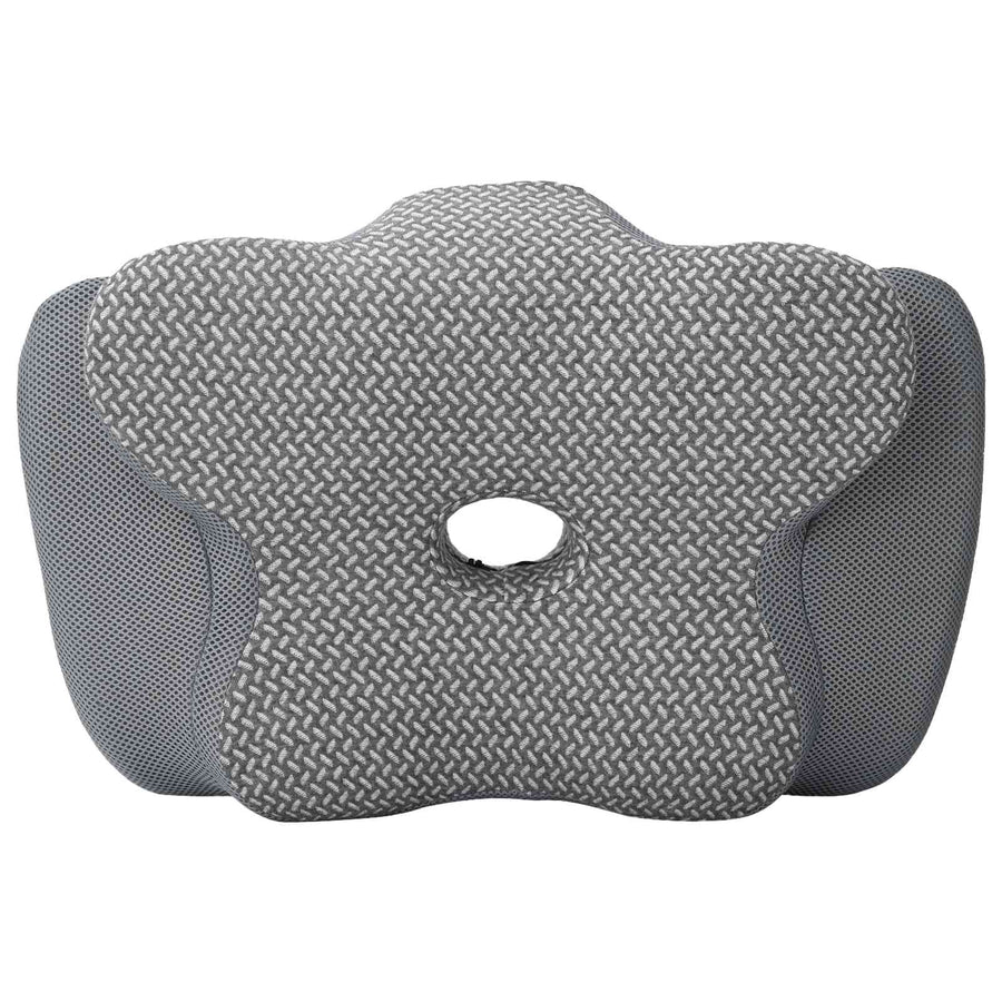 Hoofdkussen met kussen Grijs 60 x 37 x 13 cm Polyester