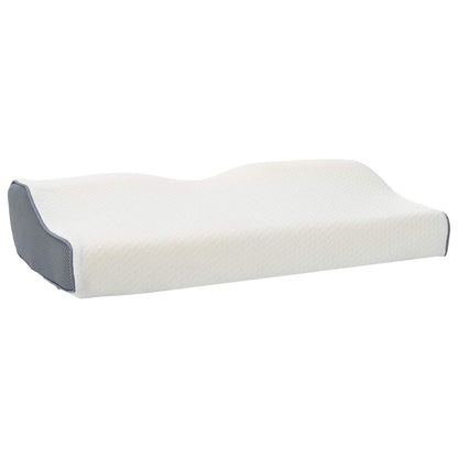 Hoofdkussen met kussen Wit 60 x 34 x 11 cm Polyester