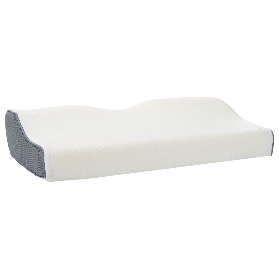 Hoofdkussen met kussen Wit 60 x 34 x 11 cm Polyester