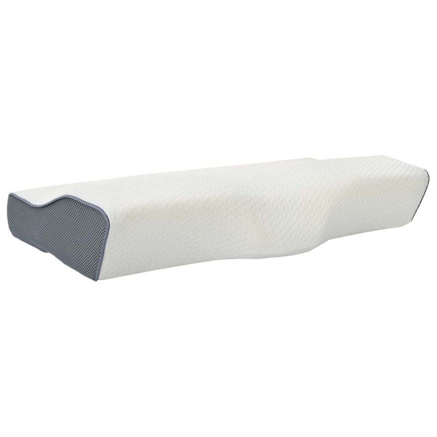 Hoofdkussen met kussen Wit 60 x 34 x 11 cm Polyester