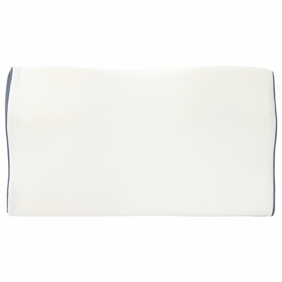 Hoofdkussen met kussen Wit 60 x 34 x 11 cm Polyester
