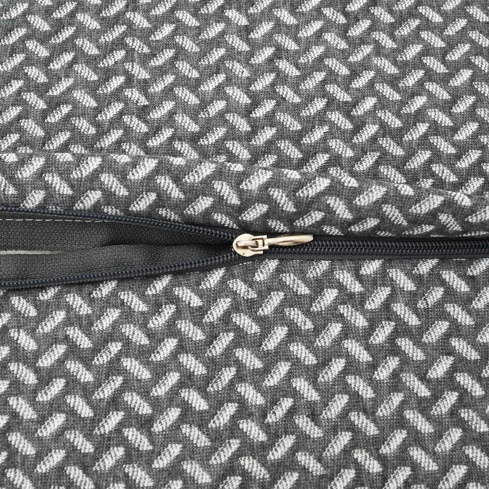 Hoofdkussen met kussen Grijs 60 x 34 x 11 cm Polyester