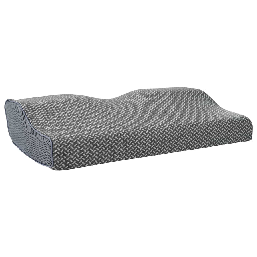 Hoofdkussen met kussen Grijs 60 x 34 x 11 cm Polyester