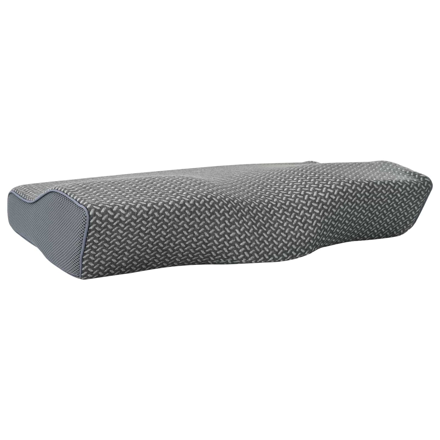 Hoofdkussen met kussen Grijs 60 x 34 x 11 cm Polyester