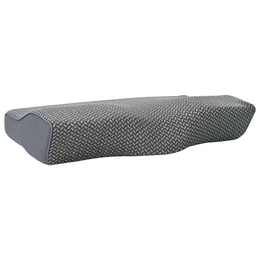 Hoofdkussen met kussen Grijs 60 x 34 x 11 cm Polyester